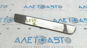 Door sill trim rear left outer Infiniti JX35 QX60 13- chrome, type 1, bumps, scuffed