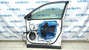 Door assembly front right Toyota Highlander 14-19 white 070, keyless, without molding, butt