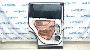 Door assembly rear left Toyota Highlander 14-19 white 070, butts