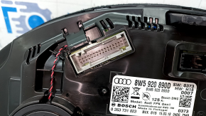 Instrument cluster Audi A4 B9 17- large display, 67k, scratches