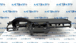 Torpedo front panel with AIRBAG Audi A4 B9 17- black, without projection, Bang and Olufsen, rusty pyropatron