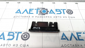 Emblem inscription "quattro" on the radiator grille Audi A4 B9 17-19 sand