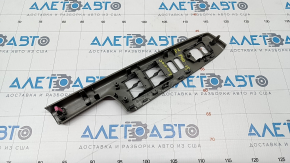 Front left door window lifter control trim Toyota Prius V 12-17 gray, mold