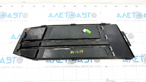 Front bumper grille right Audi A4 B9 17-19 s-line, without radar, light chrome