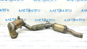 Intake pipe with catalytic converter VW Tiguan 18- fwd with bracket