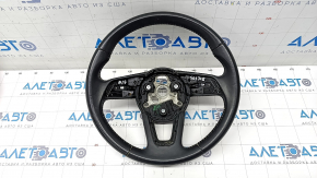 Bare steering wheel Audi A4 B9 17 - leather, black, for cleaning