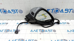 Side mirror right Audi A4 B9 17-19 15 pins, silver, turn signal, auto-dimming, for memory, BSM