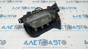 Daytime running lights DRL left Toyota Prius V 15-17 rest, broken mount, cracks on glass, sand