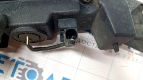 Daytime running lights DRL left Toyota Prius V 15-17 rest, broken mount, cracks on glass, sand
