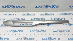 Front panel trim right Audi A4 B9 17- gray, quattro, scratches, broken fasteners