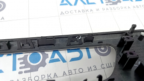 Front panel trim right Audi A4 B9 17- gray, quattro, scratches, broken fasteners