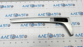 Center console trim Audi A4 B9 17-19 aluminum, bumps, dent