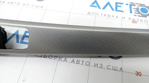 Center console trim Audi A4 B9 17-19 aluminum, bumps, dent