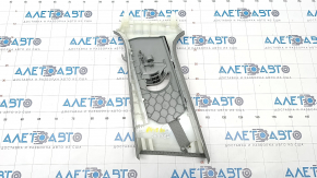 Upper right center pillar trim belt Audi A4 B9 17- gray, dry cleanable