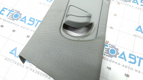 Upper center pillar trim left belt Audi A4 B9 17- gray, for dry cleaning