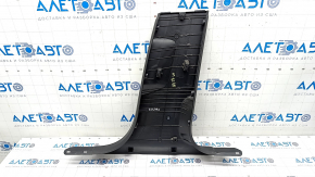Center pillar trim lower left Audi A4 B9 17- black, scratches