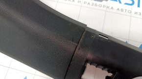 Center pillar trim lower left Audi A4 B9 17- black, scratches