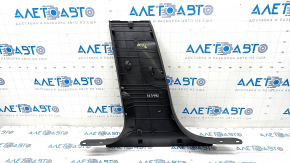 Center pillar trim lower right Audi A4 B9 17- black, scratches
