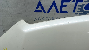 Naked hood Toyota Highlander 14-19 steel, white 070, sand, corner knocked off