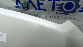 Naked hood Toyota Highlander 14-19 steel, white 070, sand, corner knocked off