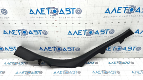 Door sill trim inner rear right Audi A4 B9 17- black, scratches