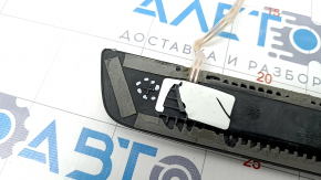 Door sill trim outer front right Audi A4 B9 17- S-Line with backlight, scratches, broken guides, corrosion