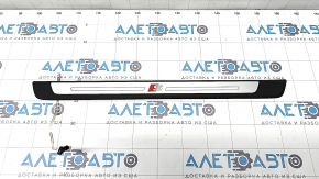 Door sill trim outer front left Audi A4 B9 17- S-Line with illumination, scratches, broken guides, corrosion