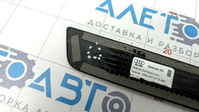 Door sill trim outer front left Audi A4 B9 17- S-Line with illumination, scratches, broken guides, corrosion