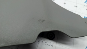 Center pillar trim lower left Toyota Prius V 15-17 gray, scratches