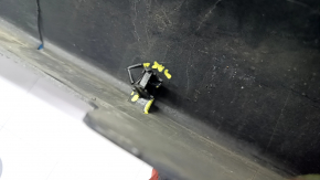 Lower grille of the front bumper Toyota Prius V 15-17 without fog lights, breaks, scratches, cracks, broken fasteners