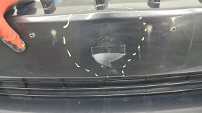 Lower grille of the front bumper Toyota Prius V 15-17 without fog lights, breaks, scratches, cracks, broken fasteners