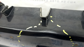 Lower grille of the front bumper Toyota Prius V 15-17 without fog lights, breaks, scratches, cracks, broken fasteners