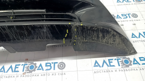 Lower grille of the front bumper Toyota Prius V 15-17 without fog lights, breaks, scratches, cracks, broken fasteners