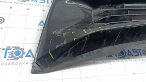Lower grille of the front bumper Toyota Prius V 15-17 without fog lights, breaks, scratches, cracks, broken fasteners