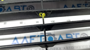 Lower grille of the front bumper Toyota Prius V 15-17 without fog lights, breaks, scratches, cracks, broken fasteners