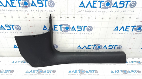 Door sill trim, front right, inner, Audi A4 B9 17 - black, scratches, needs cleaning