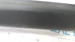 Door sill trim, front right, inner, Audi A4 B9 17 - black, scratches, needs cleaning