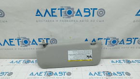 Right visor Toyota Prius V 12-17 gray, without hook, for dry cleaning