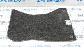 Front right interior mat Audi A4 B9 17-19 cloth, black, dry cleanable