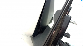 Side mirror right Toyota Highlander 14-19 12 pins, turn signal, heating, backlight, BSM, white, broken housing