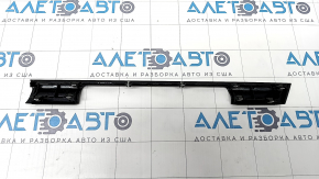 Front panel trim central Audi A4 B9 17- black, coating swelled