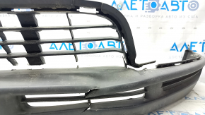 Front bumper lip Toyota Highlander 14-16 structure, broken, scratches