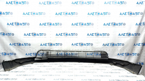 Front bumper lip Toyota Highlander 14-16 structure, broken, scratches