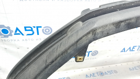 Front bumper lip Toyota Highlander 14-16 structure, broken, scratches