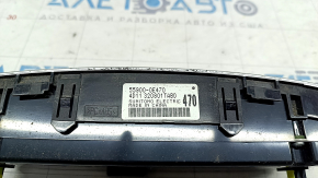 Climate control control 2 row Toyota Highlander 14-19 rubbed glass, scratches