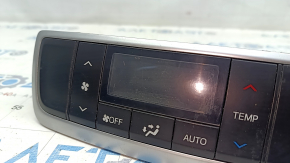 Climate control control 2 row Toyota Highlander 14-19 rubbed glass, scratches