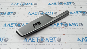 Rear right door window lifter control trim Toyota Prius V 12-17 gray, scratches