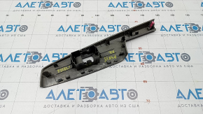 Rear right door window lifter control trim Toyota Prius V 12-17 gray, scratches