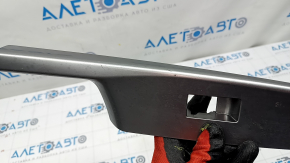 Rear right door window lifter control trim Toyota Prius V 12-17 gray, scratches