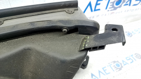Headlight front left Toyota Highlander 14-16 bare, dark, halogen, sand, broken fasteners, damaged housing